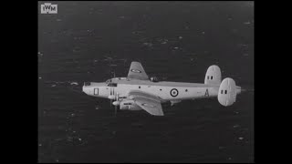 RAF Avro Shackleton MRMk2 rescue exercise 1955 [upl. by Nortyad]