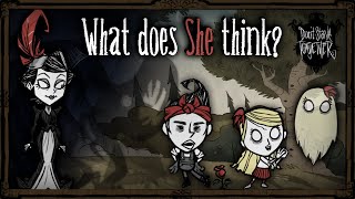 How Does Charlie Feel About Every Survivor Dont Starve Together Lore [upl. by Asilak]