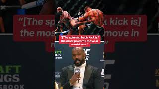 The most powerful move in MMA ufc jonjones [upl. by Ermentrude671]