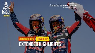 Extended highlights of the day presented by Gaussin  Stage 12  Dakar2022 [upl. by Naneik]