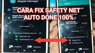 Cara Mengatasi Safetynet Error di Magisk Manager Cts Profile dan Basic Integrity False [upl. by Onairda]