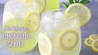 Ultra Refreshing Limoncello Spritz  The Easiest Summer Cocktail Recipe [upl. by Baal25]