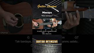 Niscaya  Bilal Indrajaya  Tutorial Chord Gitar Mudah dan Lirik chordgitar tutorialgitar [upl. by Anirat964]