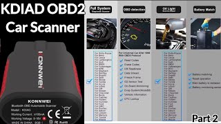 Kdiag obd2 car scanner review part 2 obd2 carscannner [upl. by James]