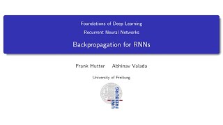 0704 Backpropagation for RNNs [upl. by Innor234]