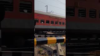 Neelachal Express crossing Markona Railway Station shortvideo [upl. by Ative]