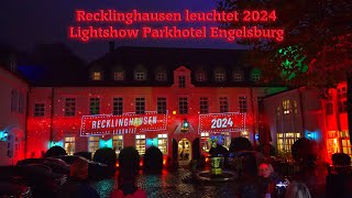 Recklinghausen leuchtet 2024  Lightshow Parkhotel Engelsburg [upl. by Zischke230]