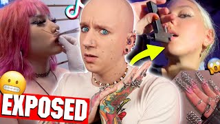 Terrible Piercing Studio EXPOSED  New TikTok Piercing Fails 29  Roly [upl. by Ocram]