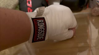 How to wrap your hands for boxing 🥊 training [upl. by Fraser]