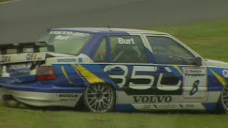 1990s British Touring Cars  Crash Highlights  Volvo at Velocity [upl. by Nottap429]