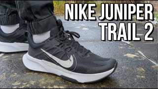 NIKE JUNIPER TRAIL 2 REVIEW  On feet comfort weight breathability and price review [upl. by Zolner]