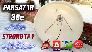 Paksat 38e Strong TP 2024  Paksat Frequency 2024  Paksat 38e C Band 4 feet Dish Setting Tech Tube [upl. by Maryly711]