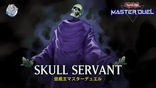 Skull Servant  King of the Skull Servants  8000ATK  Ranked Gameplay YuGiOh Master Duel [upl. by Luhem86]