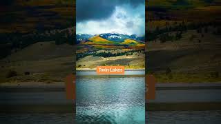 Twin Lakes Colorado twinlakes autumn lake [upl. by Nabe]