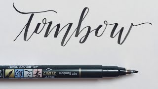 SUPERPEN Tombow FUDENOSUKE Fudepen [upl. by Atsirak]