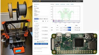 Prusa I3 MK3S WiFi and Camera upgrade with Raspberry PI Zero W and OctoPrint [upl. by Anytsirhc]