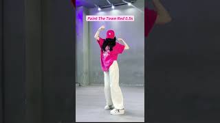 Paint The Town Red  Doja Cat  Dance Tutorial Slowed amp Mirrored [upl. by Lundgren]