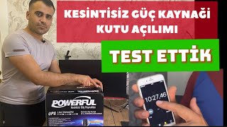 KESİNTİSİZ GÜÇ KAYNAĞI KUTU AÇILIMI powerful [upl. by Hoenack]