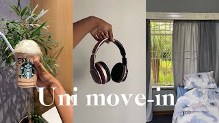 Uni diaries Uni movein Vlog  South African YouTuber [upl. by Hanselka]