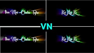 VN Colorful Text Lyrics Video Editing  VN Lyrics Editing l Trending Lyrics Video Editing In VN [upl. by Chisholm]