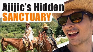 Ajijics Hidden Sanctuary  Riding a CRAZY horse [upl. by Sibie]