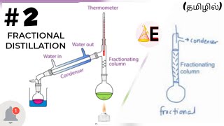 Fractional distillation 🧪 Explained in Tamil [upl. by Rida916]