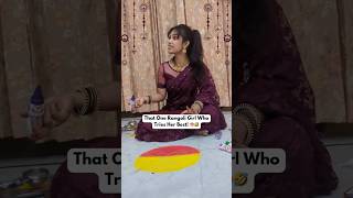 Rangoli ek art hai art rangoli funny diwali youtubefeed [upl. by Cedric]