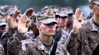 Marines Recite the Oath of Enlistment [upl. by Aitel448]