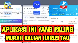 Perbandingan Harga Tiket Pesawat dari Aplikasi Traveloka Tiketcom Tripcom mana yang Murah [upl. by Ahsias656]