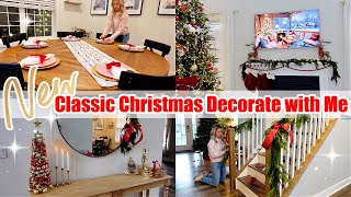 NEW CLASSIC CHRISTMAS DECORATE WITH ME 2024 TIFFANI BEASTON HOMEMAKING [upl. by Atikahs]