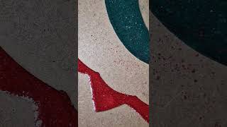 Rangoli making with stencils happydiwali Part2 [upl. by Napoleon190]