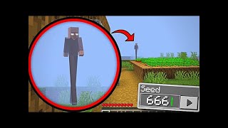 MINECRAFT MOST SCARY  SEEDS  666 😰  MINECRAFT HORROR [upl. by Nosde]