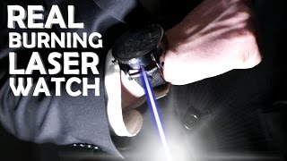 Real Burning Laser Watch V2  Amazing Professional Spy Gadget [upl. by Marmion]