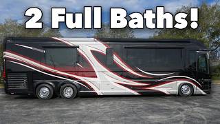 2017 Newell P50 Show Coach For Sale Bunk Coach With 2 Full Baths [upl. by Ateloiv]