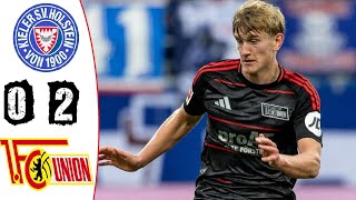 Holstein Kiel  1 FC Union Berlin 02 Highlights  Bundesliga  20242025 [upl. by Meehar]