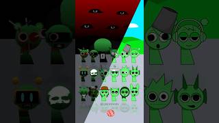 NormalampHorror Sprunki DuDiDam But They‘re All Greensprunki incrediboxsprunki viralvideo dudidam [upl. by Jerrie]