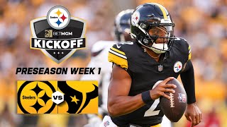 Steelers Kickoff Preseason Week 1 vs Texans  Pittsburgh Steelers [upl. by Lawson]