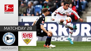 Arminia Bielefeld  VfB Stuttgart 11  Highlights  Matchday 28 – Bundesliga 202122 [upl. by Ailaza]