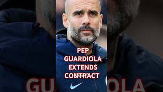 Pep Guardiola Extends Contract Leading Manchester City Until 2027 [upl. by Adnofal]