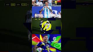 Ángel Di María marcando un golazo en el clásico mundial shorts efootball2025 youtubeshorts [upl. by Acemaj]