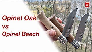 Opinel No8 Dąb vs Opinel No8 Buk [upl. by Ahsekam]