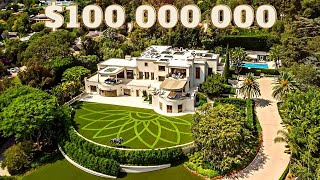 MOST EXPANSIVE Mansion in BEVERLY HILLS For Sale  1210 Benedict Canyon Dr  100000000 [upl. by Sinnelg]