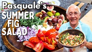 Pasquale Sciarappas Summer Fig and Tomato Salad [upl. by Shanon271]