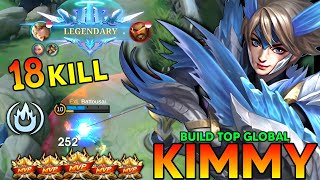 18 Kills Kimmy Meltdown All Enemies  Build Top Global Kimmy  Mobile Legends [upl. by Airehc]