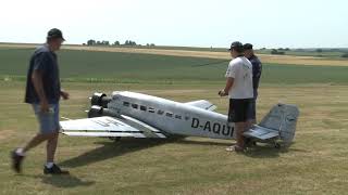 The World Largest RC Model  Junkers JU 52 Assembly and flight [upl. by Belicia508]