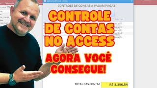 Como Criar um Controle de Contas a Pagar no Access [upl. by Mortie]