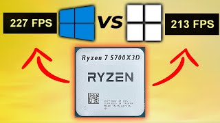 Is Windows 11 BAD for Ryzen 5000 Windows 10 vs 11 Gaming Benchmarks [upl. by Schwarz]