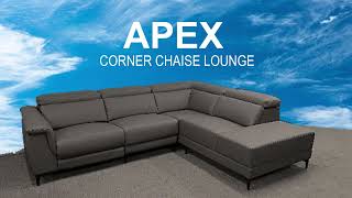 APEX CORNER CHAISE LOUNGE [upl. by Sabsay]