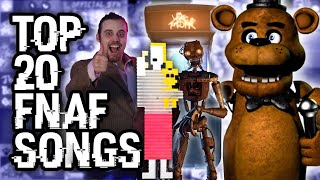 The ULTIMATE Top 20 FNAF Songs Ranked [upl. by Oicatsana]