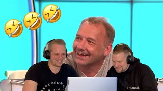 British Guys React to Bob Mortimer on WILTY Breaking an Apple in Half with bare hands [upl. by Nirot]